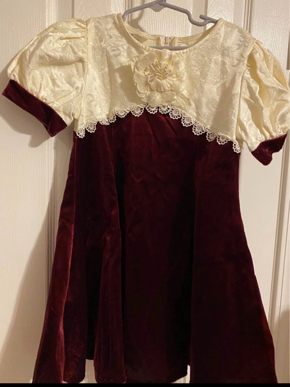 Vintage Bonnie Jean Velvet Dress